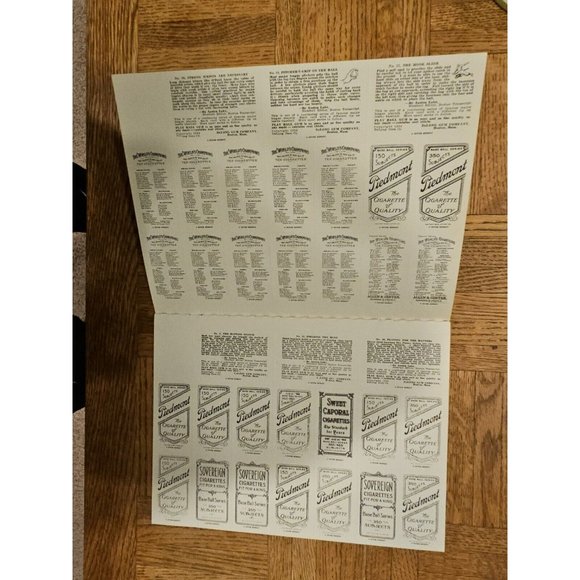 1977 Dover Publishing Reprint Baseball Card Book 8 Pages - Picture 2 of 4